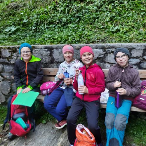 Kinder beim Wandern