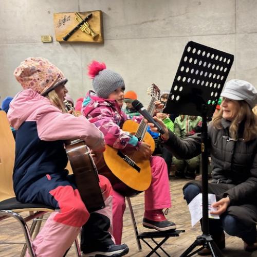 Weihnachtsaufführung von Kindern