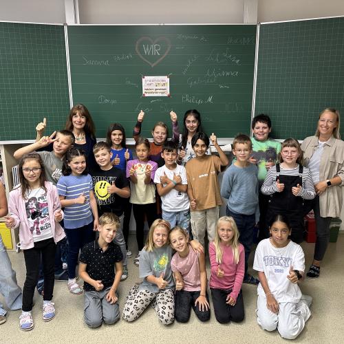 Klassenfoto 1. Schultag