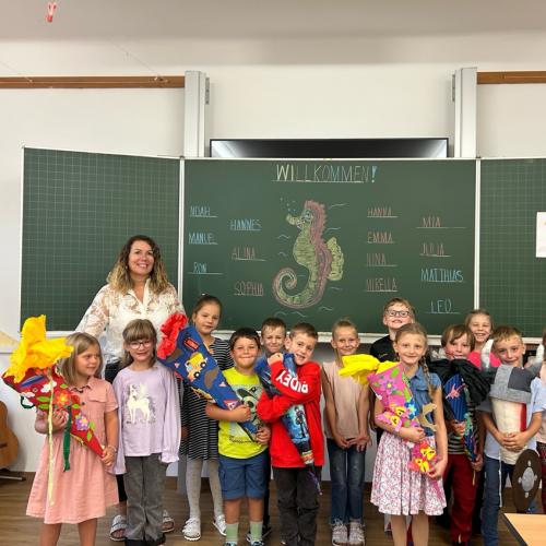 Klassenfoto 1. Schultag