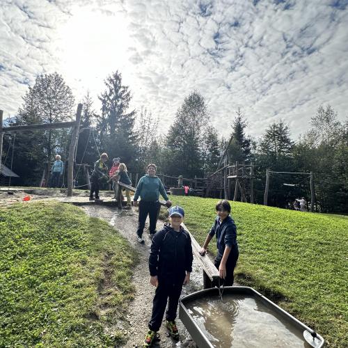 Ausflug zum Vomper Waldspielplatz