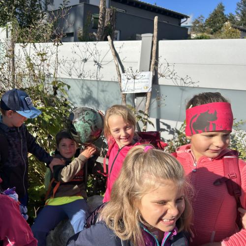 Schulklasse beim Wandertag