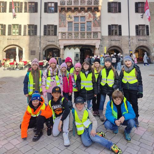 Schulklasse in Innsbruck