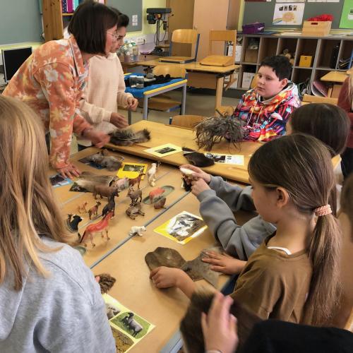 Schulkinder beim Workshop