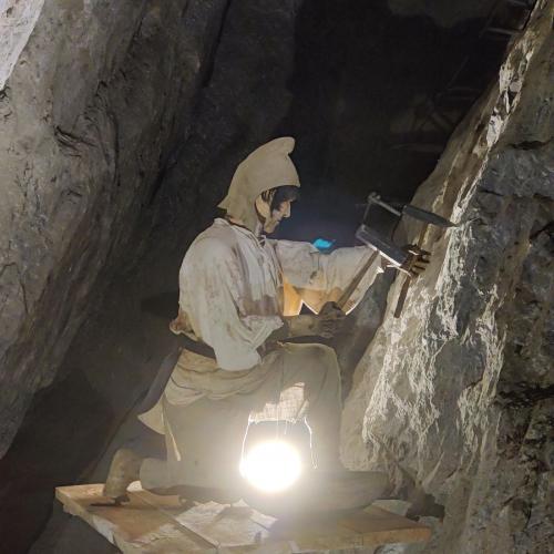 Besuch Silberbergwerk