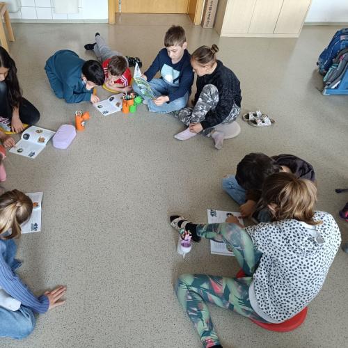 Kinder beim Vorlesetag