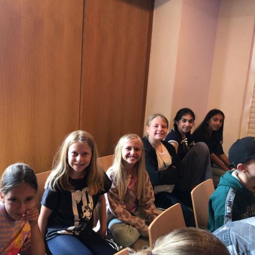 Musicalbesuch einer Schulklasse