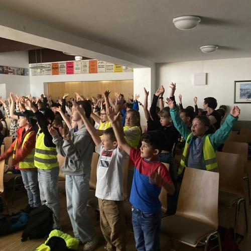 Musicalbesuch einer Schulklasse