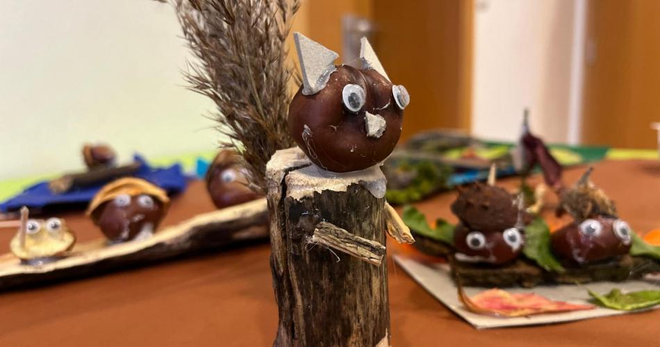 Werkstück aus Naturmaterialien