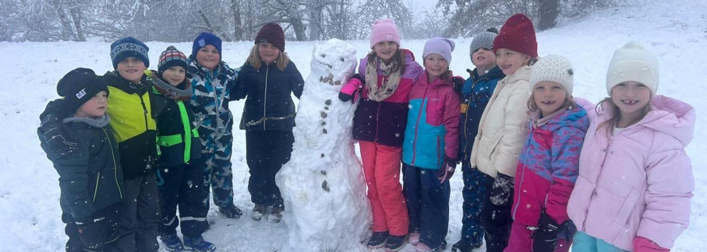 Schneemann der Seepferdchenklasse